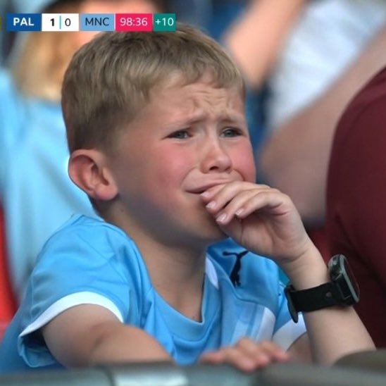 Don’t worry kid, no matter how bad it gets at least we’re not Manchester United.