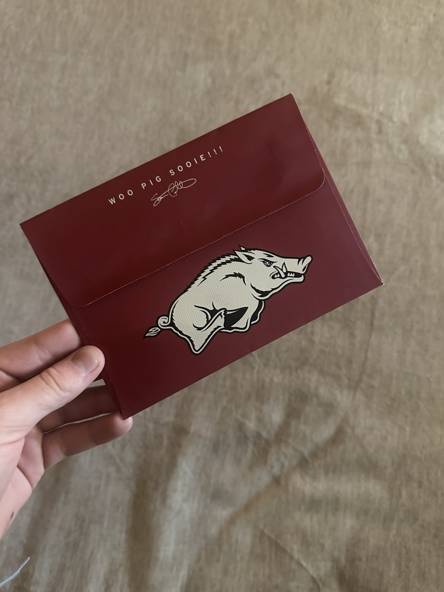 Rome (@rome_ewell) on Twitter photo Thanks for the 📪 <a href="/RazorbackFB/">Arkansas Razorback Football</a> see you guys in a couple weeks , ready to show off my hard work to the coaches <a href="/CoachRyanBright/">Ryan Bright</a> <a href="/T_WILL4REAL/">Coach T-Will</a>
<a href="/PineFootball/">Springtown Football</a> <a href="/KennethDuesman/">Kenneth Duesman</a> <a href="/145TA/">Tye Adams</a> <a href="/CoachTJones08/">Tayler Jones</a> <a href="/JClarkHFB247/">Jeremy Clark</a> <a href="/DonnieBaggs_/">#HCville</a> <a href="/RandallSweet5/">Randall Sweet</a> <a href="/Rabid_Razorback/">Rabid Razorback Fans</a> <a href="/PrepRedzoneTX/">Prep Redzone Texas</a> <a href="/247Sports/">247Sports</a> Thanks for the 📪 <a href="/RazorbackFB/">Arkansas Razorback Football</a> see you guys in a couple weeks , ready to show off my hard work to the coaches <a href="/CoachRyanBright/">Ryan Bright</a> <a href="/T_WILL4REAL/">Coach T-Will</a>
<a href="/PineFootball/">Springtown Football</a> <a href="/KennethDuesman/">Kenneth Duesman</a> <a href="/145TA/">Tye Adams</a> <a href="/CoachTJones08/">Tayler Jones</a> <a href="/JClarkHFB247/">Jeremy Clark</a> <a href="/DonnieBaggs_/">#HCville</a> <a href="/RandallSweet5/">Randall Sweet</a> <a href="/Rabid_Razorback/">Rabid Razorback Fans</a> <a href="/PrepRedzoneTX/">Prep Redzone Texas</a> <a href="/247Sports/">247Sports</a>