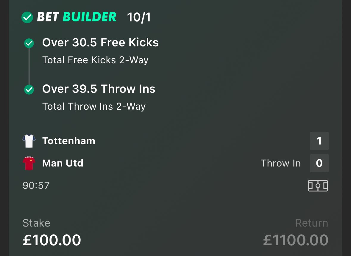 ✅70/1 
✅40/1
✅20/1
✅10/1

94 units profit on the night!🔥🔥🔥