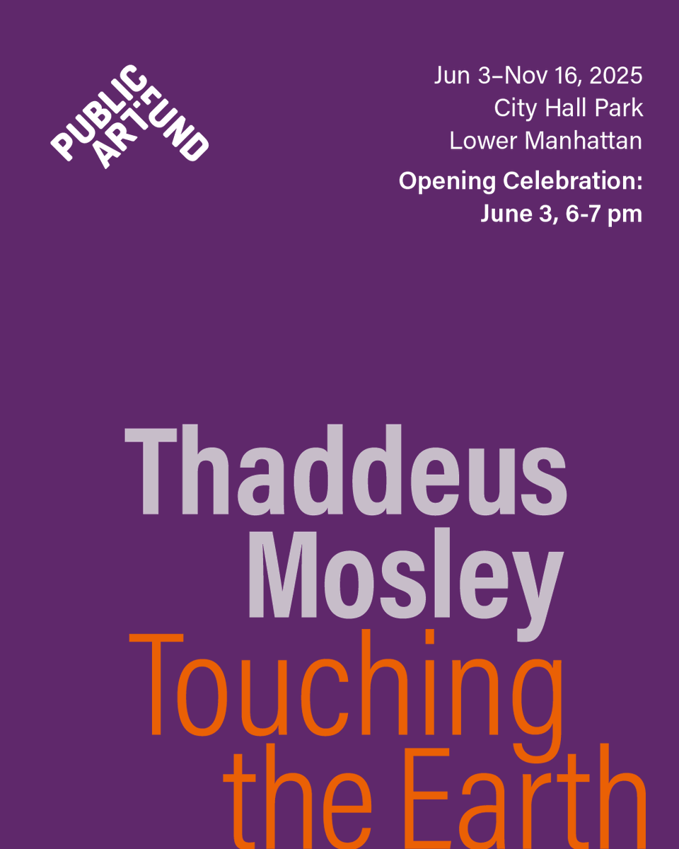 Come celebrate "Thaddeus Mosley: Touching the Earth," our newest exhibition opening June 3, 6–7 PM at City Hall Park. See 8 bronze sculptures cast from Mosley’s hand-carved wood works, capturing his craft and rhythm.

 RSVP: bit.ly/4iKd87E

#ThaddeusMosley #PublicArtFund