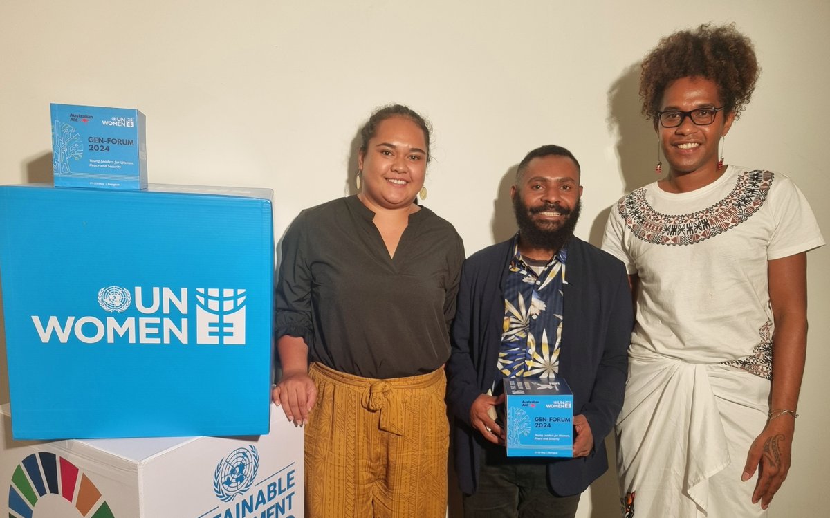 UN Women Pacific (@unwomenpacific) on Twitter photo #GenForum | 1 Yr Ago: At #GENForum2024, young Pacific & Asian leaders united to drive #WPS. Their voices fueled a bold, youth-led action plan—still vital today!
🎥 Relive it: bit.ly/4ddi834
🗣️ Pacific voices: bit.ly/4dlW6KA
#Youth4WPS <a href="/unwomenasia/">UN Women AsiaPacific</a> #GenForum | 1 Yr Ago: At #GENForum2024, young Pacific & Asian leaders united to drive #WPS. Their voices fueled a bold, youth-led action plan—still vital today!
🎥 Relive it: bit.ly/4ddi834
🗣️ Pacific voices: bit.ly/4dlW6KA
#Youth4WPS <a href="/unwomenasia/">UN Women AsiaPacific</a>