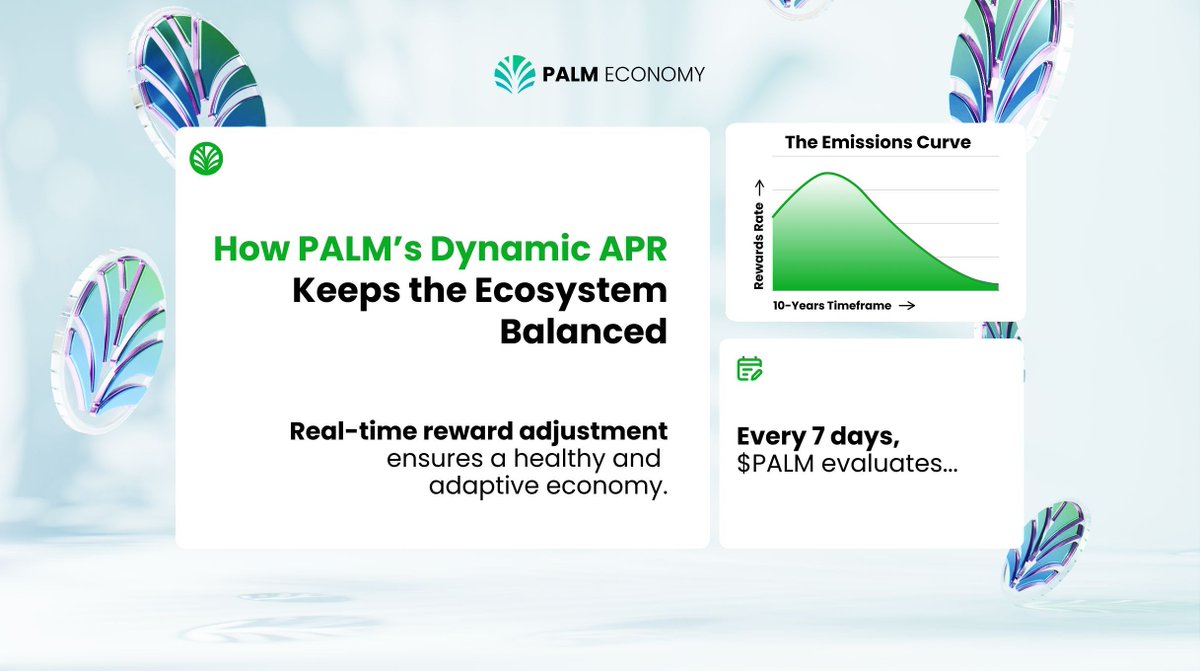 Dynamic Staking lets incentives flow to where they’re needed most!

Ready to start staking? It’s easy, and with liquid staking, you can adjust your position anytime! PALM Staking Portal link below ⤵️