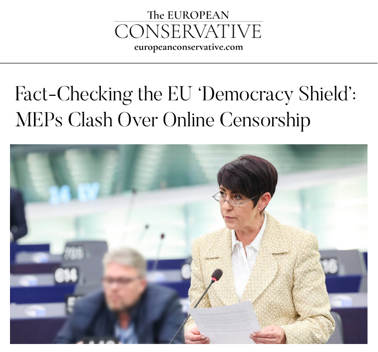 Christine Anderson (@andersonafdmdep) on Twitter photo 🇬🇧| With the “European Democracy Shield” (#EDS), #von_der_Leyen's <a href="/EU_Commission/">European Commission</a> wants to take action against so-called #disinformation, prevent foreign #election #interference and combat so-called #misinformation on social media. In the end, we will see a centralized 🇬🇧| With the “European Democracy Shield” (#EDS), #von_der_Leyen's <a href="/EU_Commission/">European Commission</a> wants to take action against so-called #disinformation, prevent foreign #election #interference and combat so-called #misinformation on social media. In the end, we will see a centralized