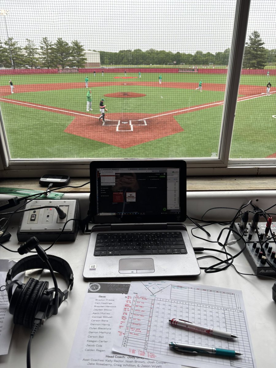 Andrew Smith (@crimsonace) on Twitter photo #InTheBooth for today’s game between <a href="/NPHSDragons/">New Palestine Dragons</a> and <a href="/NCTrojansBSBL/">New Castle Trojans Baseball</a>. Join <a href="/MagnumPE/">Jeff Wright</a> and yours truly at 5:15 p.m. at NewPalRadio.com #InTheBooth for today’s game between <a href="/NPHSDragons/">New Palestine Dragons</a> and <a href="/NCTrojansBSBL/">New Castle Trojans Baseball</a>. Join <a href="/MagnumPE/">Jeff Wright</a> and yours truly at 5:15 p.m. at NewPalRadio.com