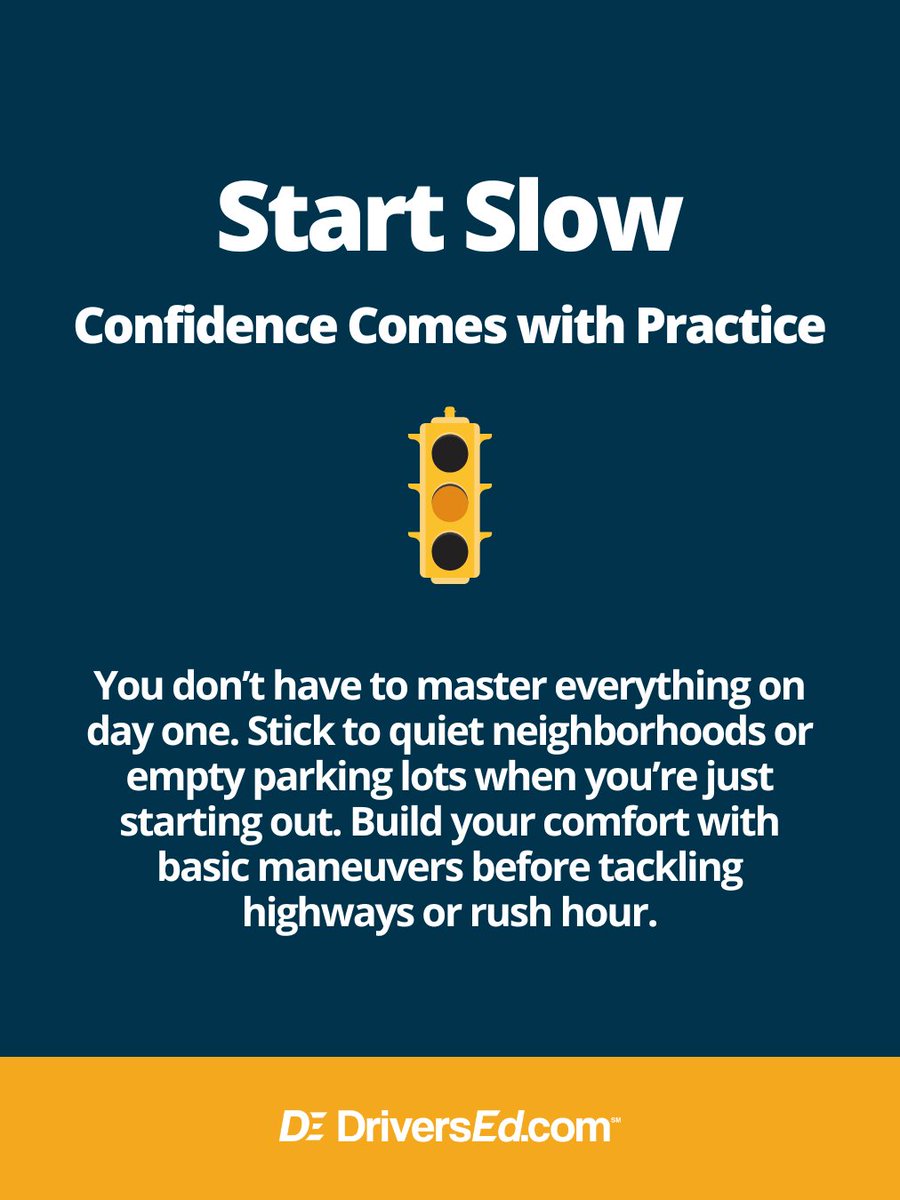 driversedcom's tweet image. New to the wheel? Here’s your gentle reminder: Start slow. Stay focused. Learn from every mile.

DriversEd.com has helped millions build confidence behind the wheel—one safe step at a time 

#DriversEd #SafeDriving #NewDriverTips