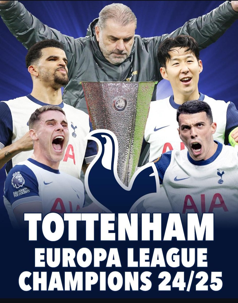 Sports4cusGroup's tweet photo. Tottenham 1-0 Man United:

Brennan Johnson's scrappy finish decides all-English Europa League final as Spurs end 17-year wait for a trophy  in Bilbao

#tottenham
#spurs
#manutd #europaleague #SportsFocusGroup https://t.co/Xns7WJSIuF
