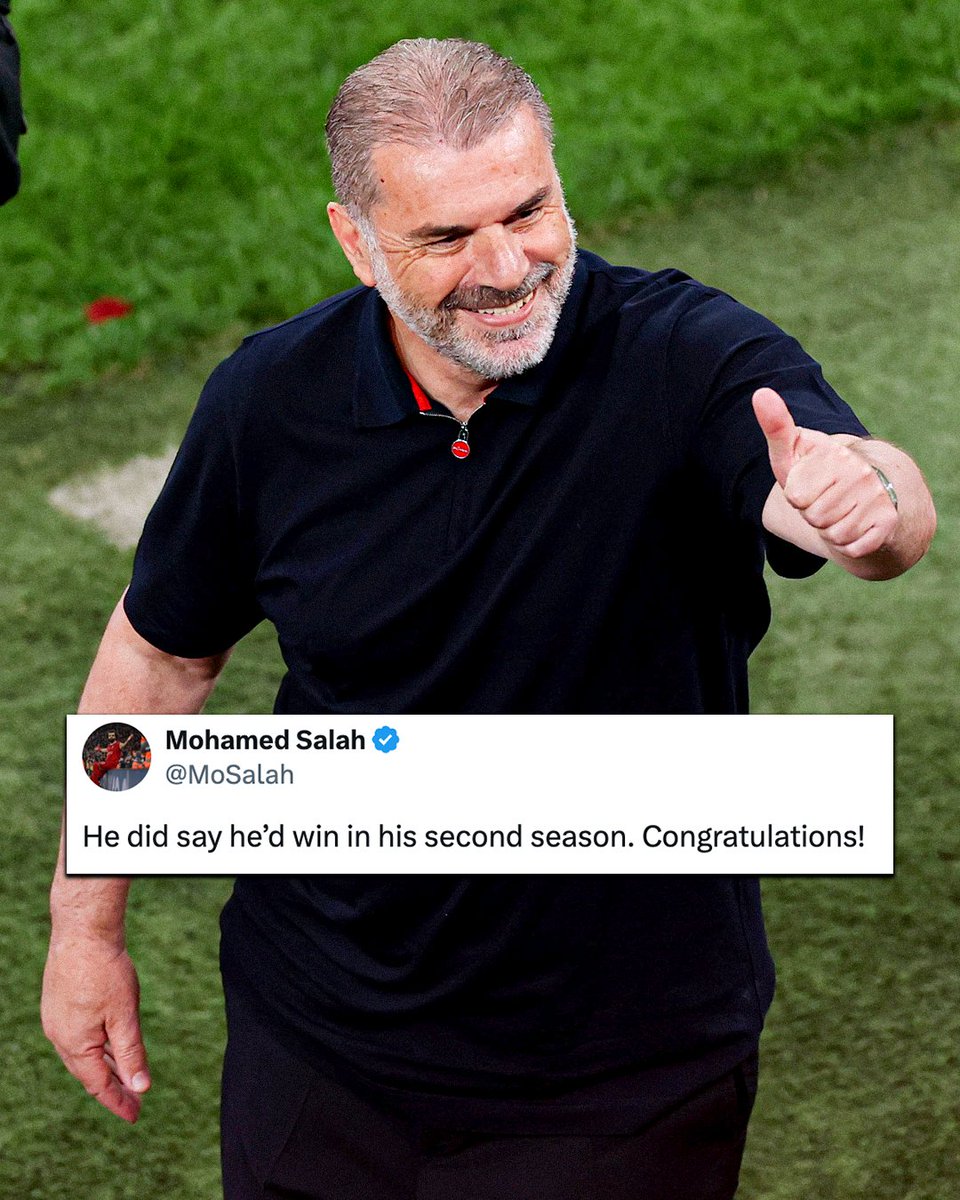 Mo Salah giving respect to Ange Postecoglou 💪🏽🔥