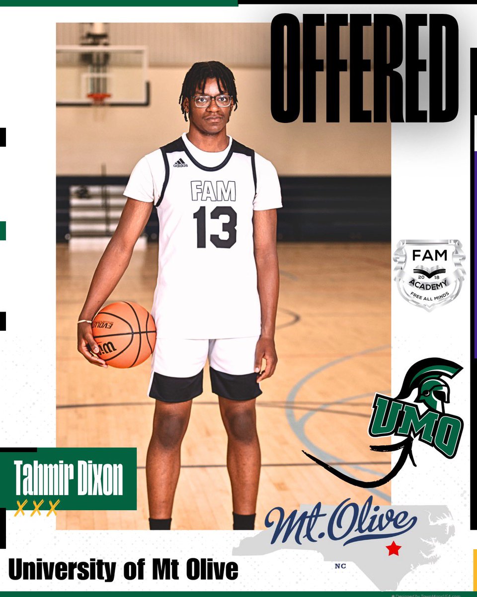Free All Minds Academy (@fam_aau) on Twitter photo After a few key performances <a href="/madehoops/">MADE Hoops</a> DMV Live, Class of 2025 6’3 Wing Tahmir Dixon (<a href="/Tahmir23/">Tahmir Dixon</a>) has been offered an opportunity to continue to his playing career. Thank you to Coach <a href="/dylangottuso1/">Dylan Gottuso</a> for his belief in his ability
<a href="/ekess33_MADE/">Eric Kessler Jr.</a> <a href="/Jeff_Kovner/">Jeff Kovner</a> <a href="/Mfrauenheim2/">Michael Frauenheim</a> After a few key performances <a href="/madehoops/">MADE Hoops</a> DMV Live, Class of 2025 6’3 Wing Tahmir Dixon (<a href="/Tahmir23/">Tahmir Dixon</a>) has been offered an opportunity to continue to his playing career. Thank you to Coach <a href="/dylangottuso1/">Dylan Gottuso</a> for his belief in his ability
<a href="/ekess33_MADE/">Eric Kessler Jr.</a> <a href="/Jeff_Kovner/">Jeff Kovner</a> <a href="/Mfrauenheim2/">Michael Frauenheim</a>