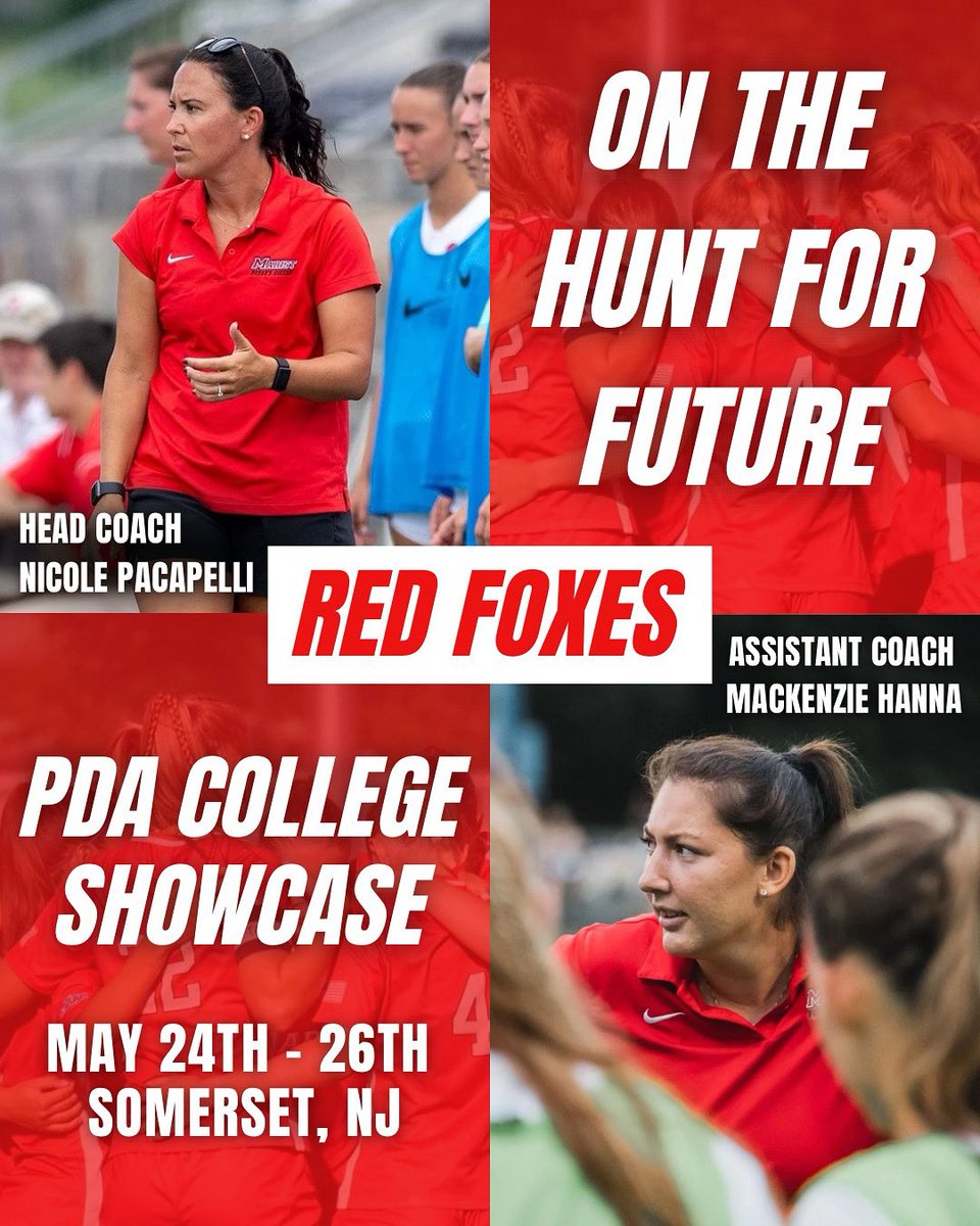 Catch our staff down in New Jersey this weekend hunting for future Red Foxes! 🦊⚽️👀