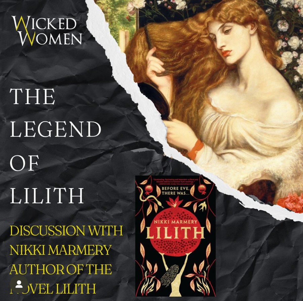Loved talking to the Wicked Women podcast about the much maligned Lilith🐍
open.spotify.com/episode/6kp7CV…