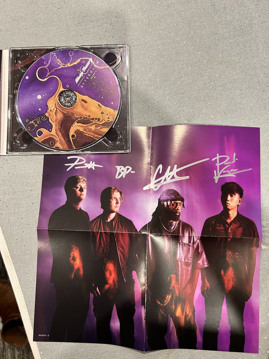 Finally got my signed copy of Afterglow by <a href="/SleepTheoryBand/">Sleep Theory</a> 😍