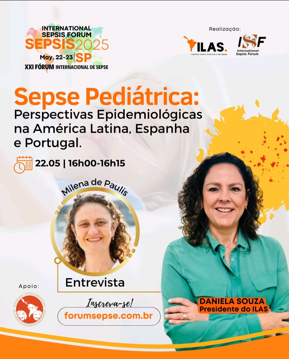 SLACIP (@slacip17) on Twitter photo El instituto #Latinoamericano de la sepsis te invita al foro internacional de la #sepsis con grande participaciones latinoamericanas arranca el día de mañana visita <a href="/ILASepse/">ILAS - Instituto Latino Americano de Sepse</a> para más información
<a href="/rjabornisky/">Roberto Jabornisky</a> <a href="/danicds72/">Daniela Souza</a> El instituto #Latinoamericano de la sepsis te invita al foro internacional de la #sepsis con grande participaciones latinoamericanas arranca el día de mañana visita <a href="/ILASepse/">ILAS - Instituto Latino Americano de Sepse</a> para más información
<a href="/rjabornisky/">Roberto Jabornisky</a> <a href="/danicds72/">Daniela Souza</a>
