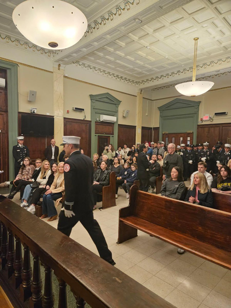 HobokenFire's tweet image. Tonight @HobokenFire honored some of @CityofHoboken’s bravest at the annual HFD Valor Awards ceremony. Members were honored for their bravery and dedication prior to marching in the Memorial Day Parade.