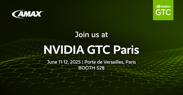Join AMAX at #NVIDIA #GTCParis from June 11-June 12, 2025, in Booth S28.  We will be showcasing the NVIDIA DGX Spark and our new AMAX LiquidMax RackScale 128, a 128-GPU liquid-cooled rack with unparalleled density. #AMAXEngineering #liquidcooled #AI 
hubs.li/Q03nGb_F0