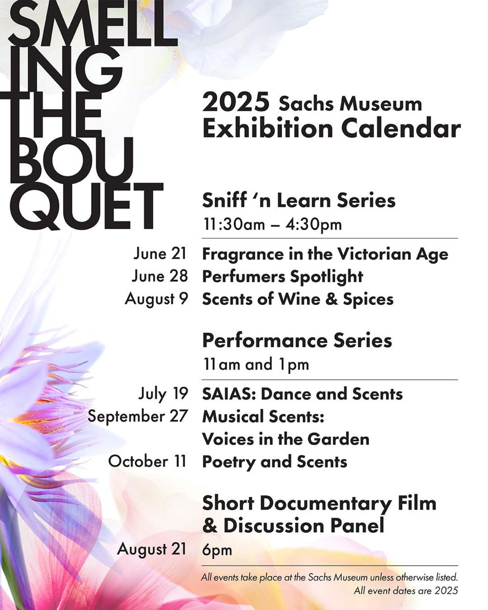 Sachs Museum at Missouri Botanical Garden (@mobotmuseum) on Twitter photo 📢Join us for #SmellingTheBouquet Sachs Museum performance and sniff 'n learn series featuring special content related to the special exhibition on plants and scents in the Garden @mobotmuseum <a href="/mobotgarden/">MO Botanical Garden</a>
missouribotanicalgarden.org/gardens-garden… 📢Join us for #SmellingTheBouquet Sachs Museum performance and sniff 'n learn series featuring special content related to the special exhibition on plants and scents in the Garden @mobotmuseum <a href="/mobotgarden/">MO Botanical Garden</a>
missouribotanicalgarden.org/gardens-garden…