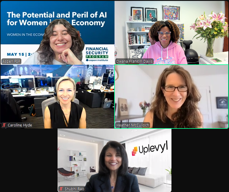 🖥️ Last week, I joined The Aspen Institute, along with fellow experts to discuss how we can support girls and women to succeed in the industries reshaping our world, including AI.

Didn’t get a chance to watch? Tune in here👉 bit.ly/3FhiSIw