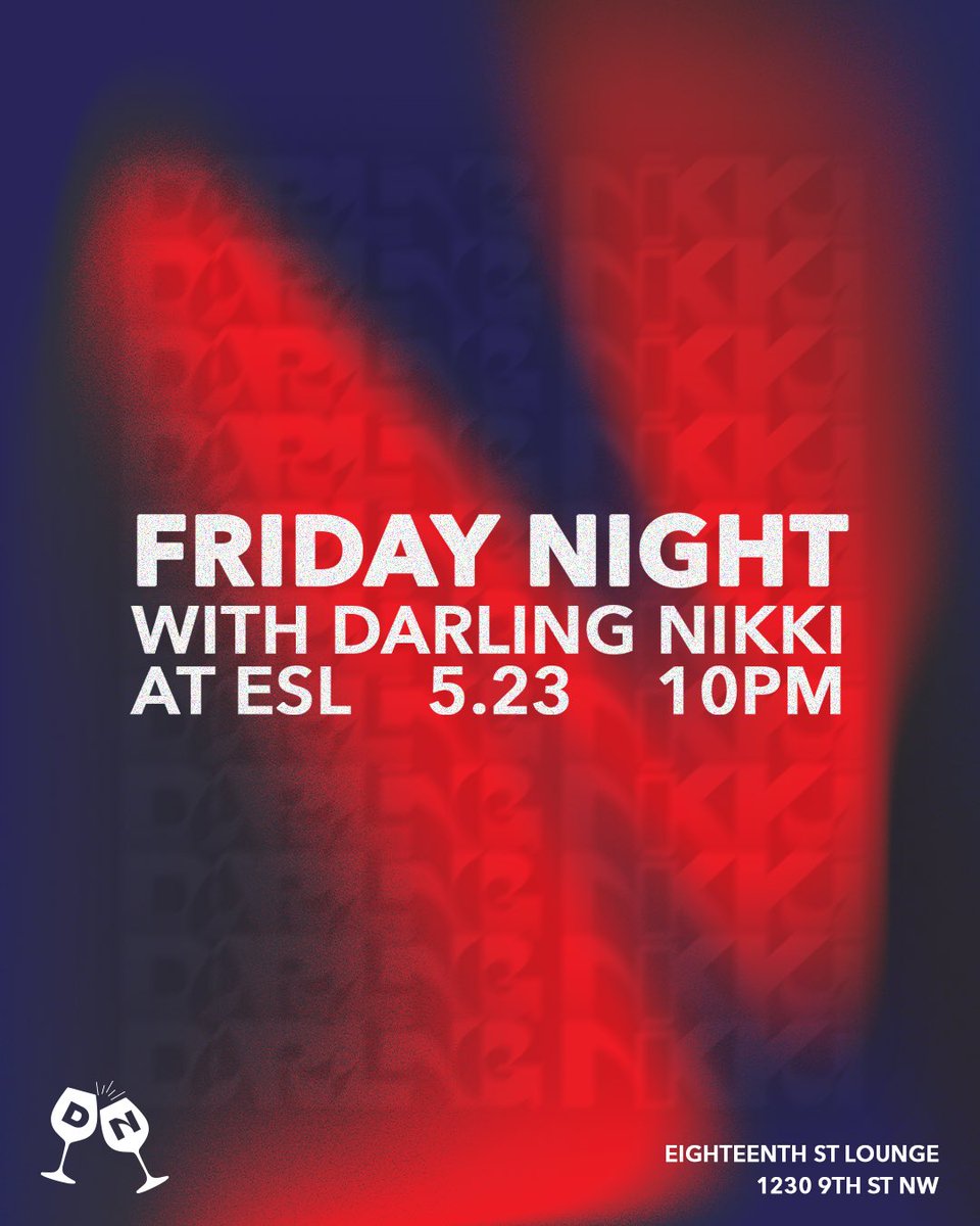 See you at <a href="/18thSTLounge/">18th Street Lounge</a> on Friday night❗️
