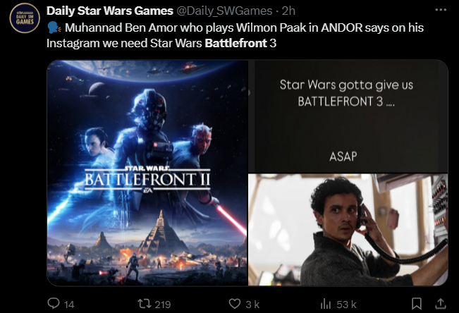 Star Wars Echoes tweet media