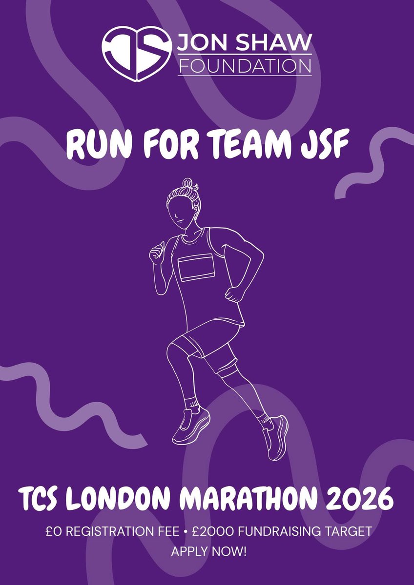 Feeling inspired by this year’s marathon? Looking for a new challenge? We are now accepting applications to run for Jon Shaw Foundation at next year’s TCS London Marathon. Download your application from our website here: jonshawfoundation.org #awareness #londonmarathon