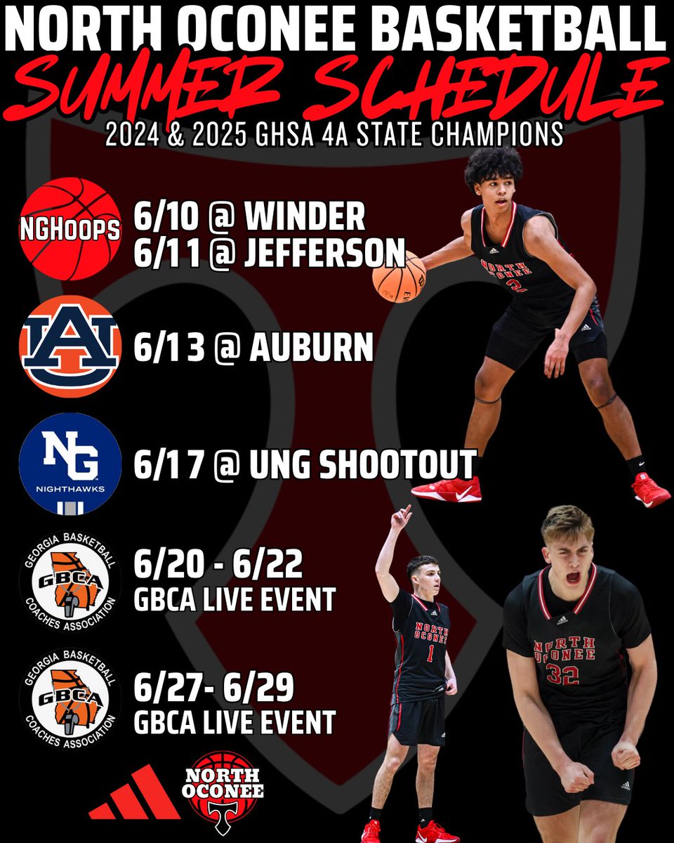 North Oconee Titans Basketball (@nohstitansbball) on Twitter photo North Oconee Summer Schedule,
includes high level college exposure for the Titans! <a href="/OntheRadarHoops/">Shun Williams</a> <a href="/Relentless_Hoop/">Relentless Hoops</a> <a href="/NextUpRecruits/">NextUpRecruits</a> <a href="/NextUpSportsGA/">Andiasean Johnson</a>
<a href="/AuburnMBB/">Auburn Basketball</a> <a href="/UNGMBB/">UNG Men's Basketball</a> <a href="/SandysSpiel/">Sandy's Spiel</a> <a href="/justin_wise2/">Justin Wise</a> <a href="/Banks_Pourchier/">Banks Pourchier</a> <a href="/bracco_blake/">blake bracco</a> North Oconee Summer Schedule,
includes high level college exposure for the Titans! <a href="/OntheRadarHoops/">Shun Williams</a> <a href="/Relentless_Hoop/">Relentless Hoops</a> <a href="/NextUpRecruits/">NextUpRecruits</a> <a href="/NextUpSportsGA/">Andiasean Johnson</a>
<a href="/AuburnMBB/">Auburn Basketball</a> <a href="/UNGMBB/">UNG Men's Basketball</a> <a href="/SandysSpiel/">Sandy's Spiel</a> <a href="/justin_wise2/">Justin Wise</a> <a href="/Banks_Pourchier/">Banks Pourchier</a> <a href="/bracco_blake/">blake bracco</a>