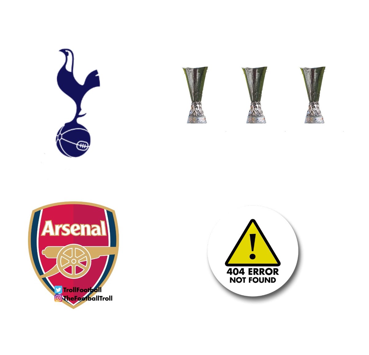 Tottenham > Arsenal