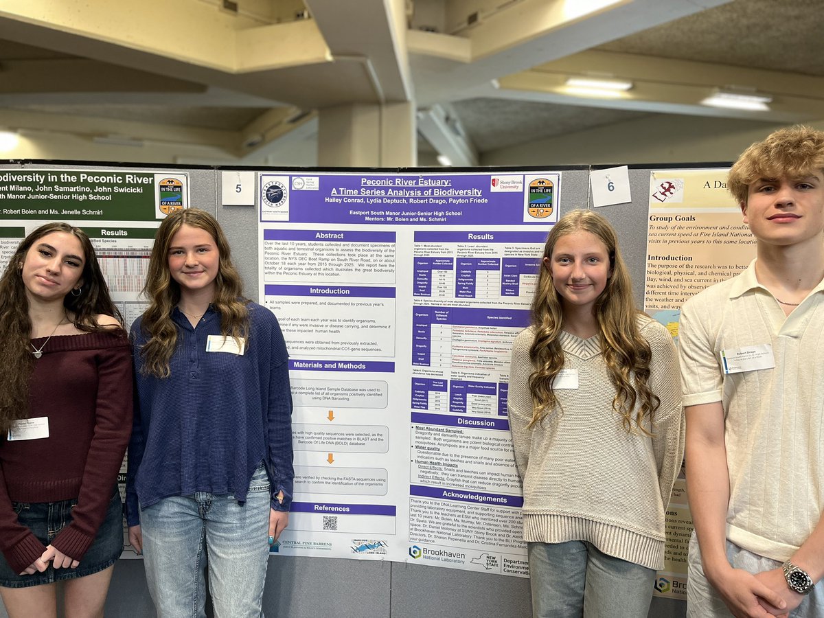 Jessica Mintz, PhD (@drjmintz) on Twitter photo Ss <a href="/ESMSharks/">ESM Jr.-Sr. HS</a> were celebrated <a href="/BrookhavenLab/">Brookhaven Lab</a> Science Scholars. We are so proud of our research students. Ss <a href="/ESMSharks/">ESM Jr.-Sr. HS</a> were celebrated <a href="/BrookhavenLab/">Brookhaven Lab</a> Science Scholars. We are so proud of our research students.