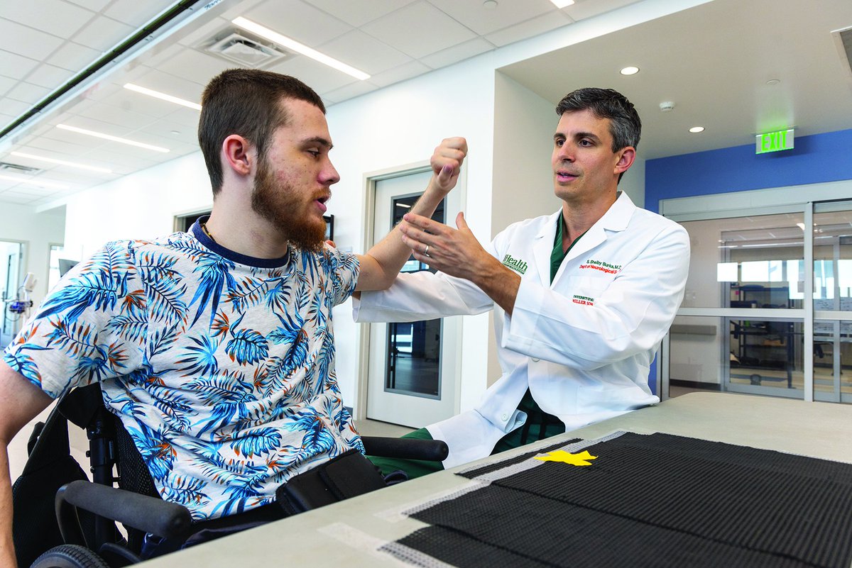 BuonicontiFund's tweet image. For a 28-year-old man living with tetraplegia from a motor vehicle accident, "Literally everything changed,” he says, describing life after participating in a nerve transfer surgery study.
Read here: bit.ly/3FkvNJM
#LifeChangingScience #MiamiProject #UMiamiMedicine