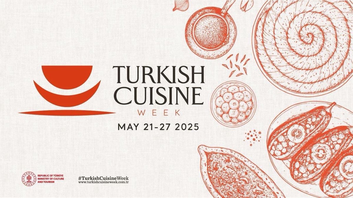 Cada año del 21 al 27 de mayo celebramos la Semana de la Cocina Turca. Esté año celebramos los clásicos de la Cocina Turca. Un delicioso legado transmitido de generación en generación. 

Descubre recetas y sabores que hacen única a la #GastronomiaTurca en turkishcuisineweek.com