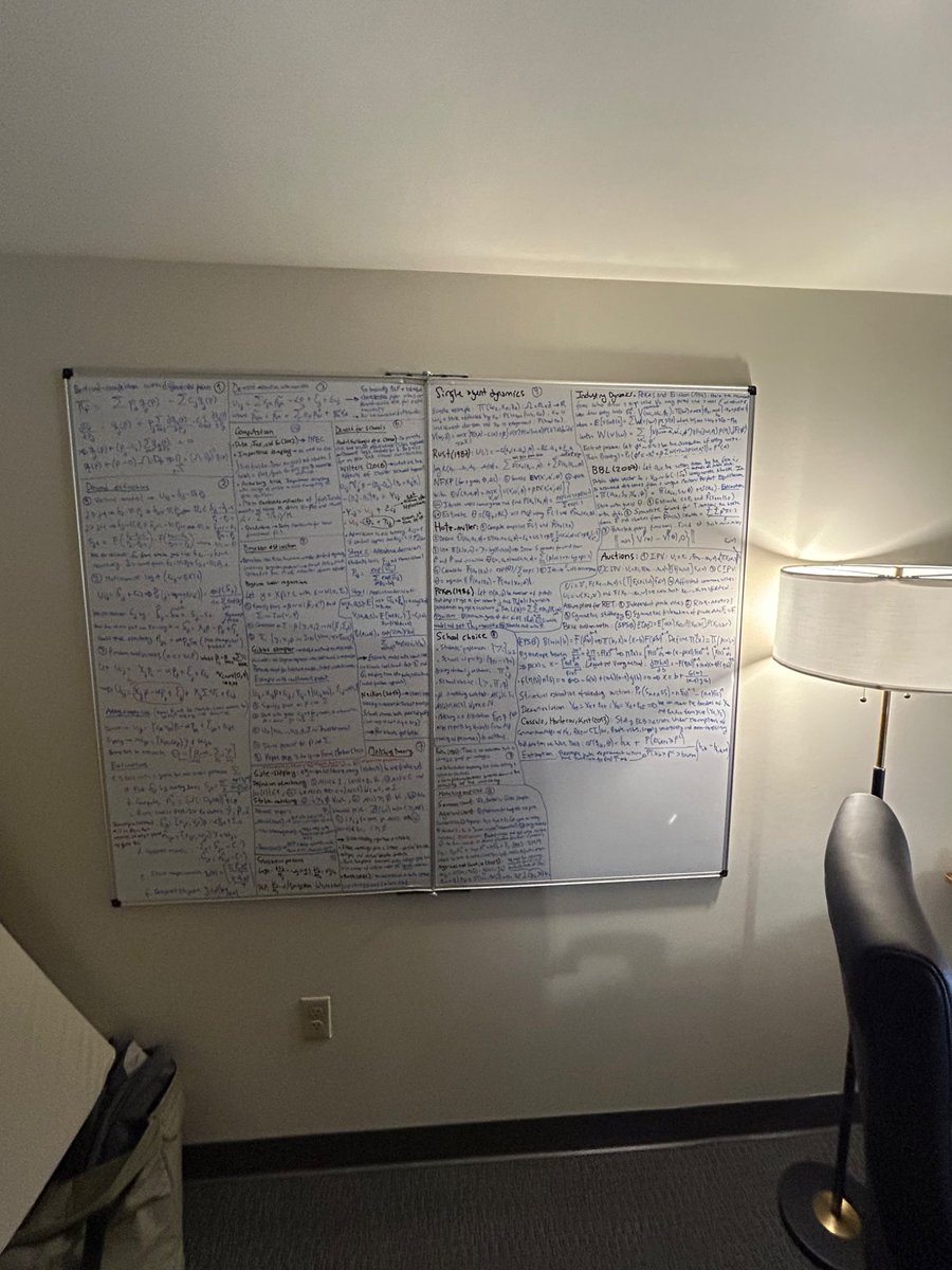 I’m done with the second year of the PhD after passing my general exams!  I can finally erase my IO summary from the whiteboard 😀 ✅ ✅