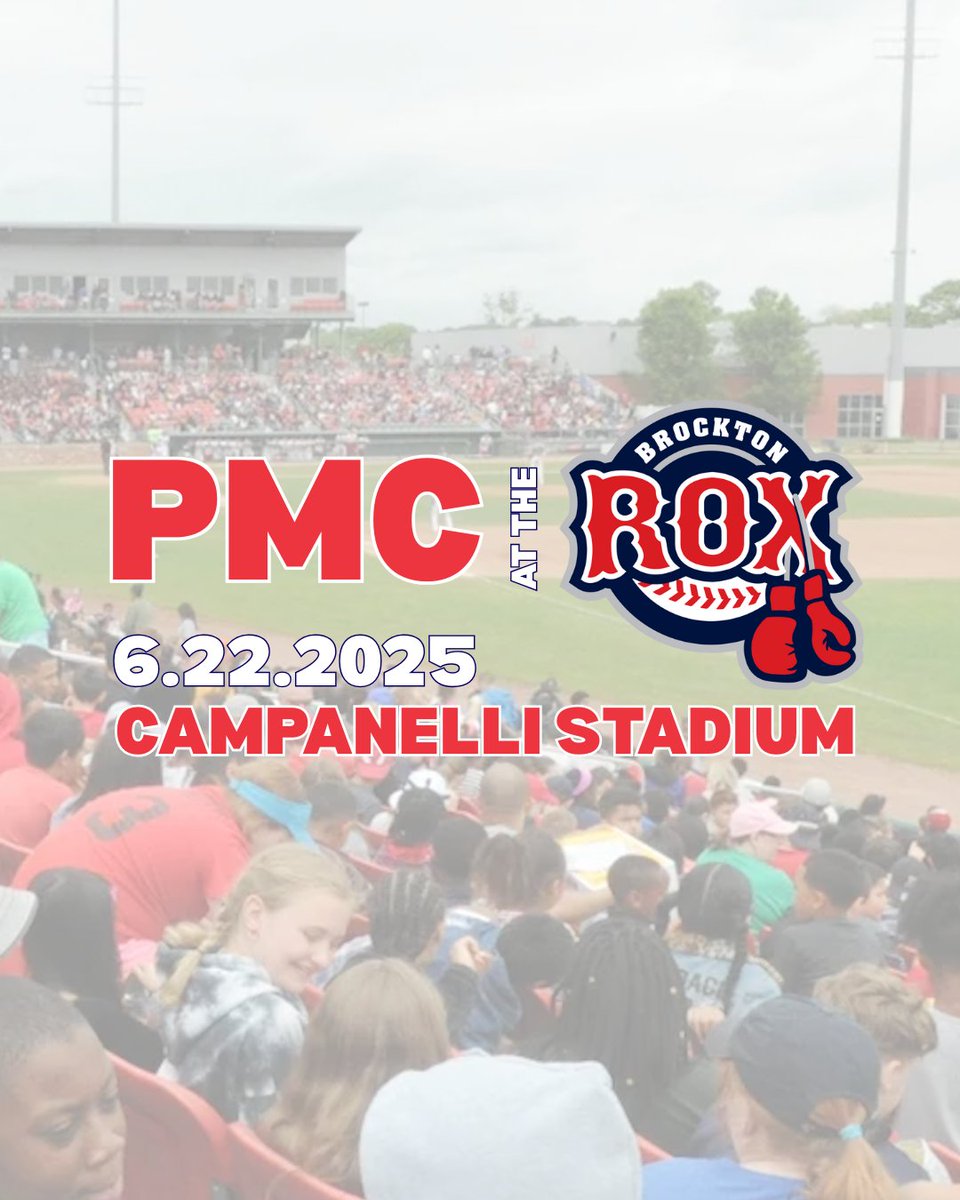 Pan-Mass Challenge (@panmass) on Twitter photo Step right up for a grand slam afternoon with the PMC at Campanelli Stadium, home of the <a href="/BrocktonRox/">Brockton Rox 🥊</a>!
Join us for the 1:30 pm game on June 22 for an unforgettable day of baseball and community fun. Kids will get to run the bases after the game!
hubs.ly/Q03nF8BN0 Step right up for a grand slam afternoon with the PMC at Campanelli Stadium, home of the <a href="/BrocktonRox/">Brockton Rox 🥊</a>!
Join us for the 1:30 pm game on June 22 for an unforgettable day of baseball and community fun. Kids will get to run the bases after the game!
hubs.ly/Q03nF8BN0