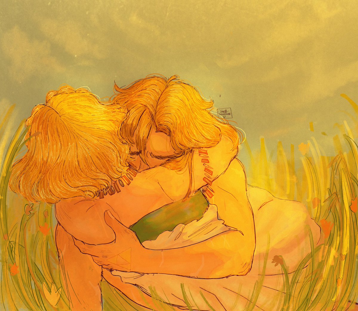 shellshookedtwt's tweet photo. you were my new dream #zelink #totk https://t.co/oXndkbW1Db