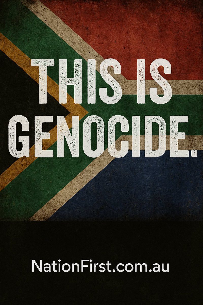 NationFirstAust's tweet photo. #Trump is right again. This is #Whitegenocide. 

SHARE this thread.
TAG someone who still calls it “just crime.”
FOLLLOW ME for uncensored truth.
SUBSCRIBE: https://t.co/BhFlsjza0n

The world must know.
The silence must end.

#WHITEGENOCIDE2025 

(25/25) https://t.co/oiqMvyJYK5