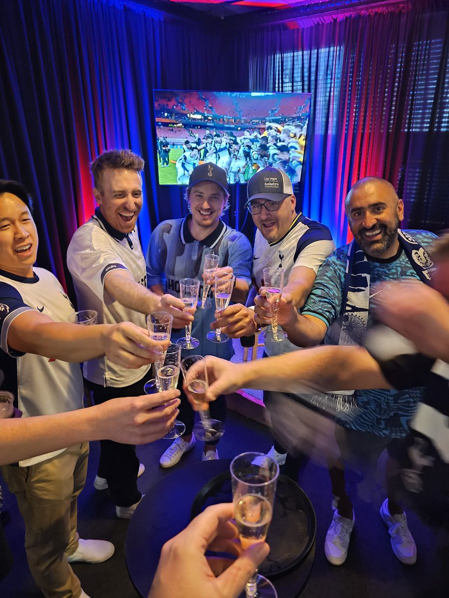 Celebrating the Vegas way. Champs