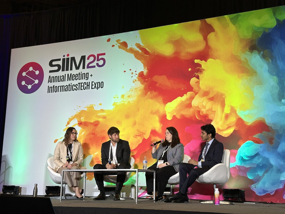 Satvik Tripathi (@satvikt_ai) on Twitter photo Starting #SIIM25 strong with talking about what’s Hip and what’s Hype in LLM research trends!
Thanks to <a href="/RafeMcbeth/">Rafe McBeth</a>, <a href="/DaniaDaye/">Dania Daye, MD PhD</a>, and Hana Haver! Starting #SIIM25 strong with talking about what’s Hip and what’s Hype in LLM research trends!
Thanks to <a href="/RafeMcbeth/">Rafe McBeth</a>, <a href="/DaniaDaye/">Dania Daye, MD PhD</a>, and Hana Haver!
