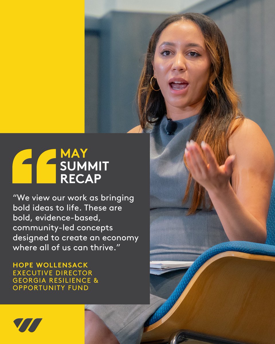WFFAtlanta's tweet image. At the May Transform Westside Summit, we explored how guaranteed income and wealth-building strategies can help restore agency and build opportunity on Atlanta’s historic Westside — especially for those who have long faced the highest barriers to economic security.
Hope…