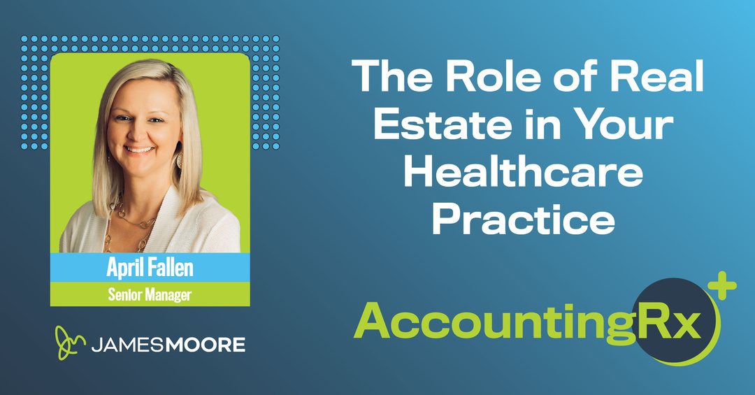 jayhuttocpa's tweet photo. Real estate can shape your practice’s success. In this #AccountingRx episode, we break down leasing vs. buying, location tips, space needs, and hidden costs—so you can make smarter decisions for your bottom line. Watch now: https://t.co/6hxFBJn6xX #HealthcareFinance https://t.co/Vd3jLT27ym