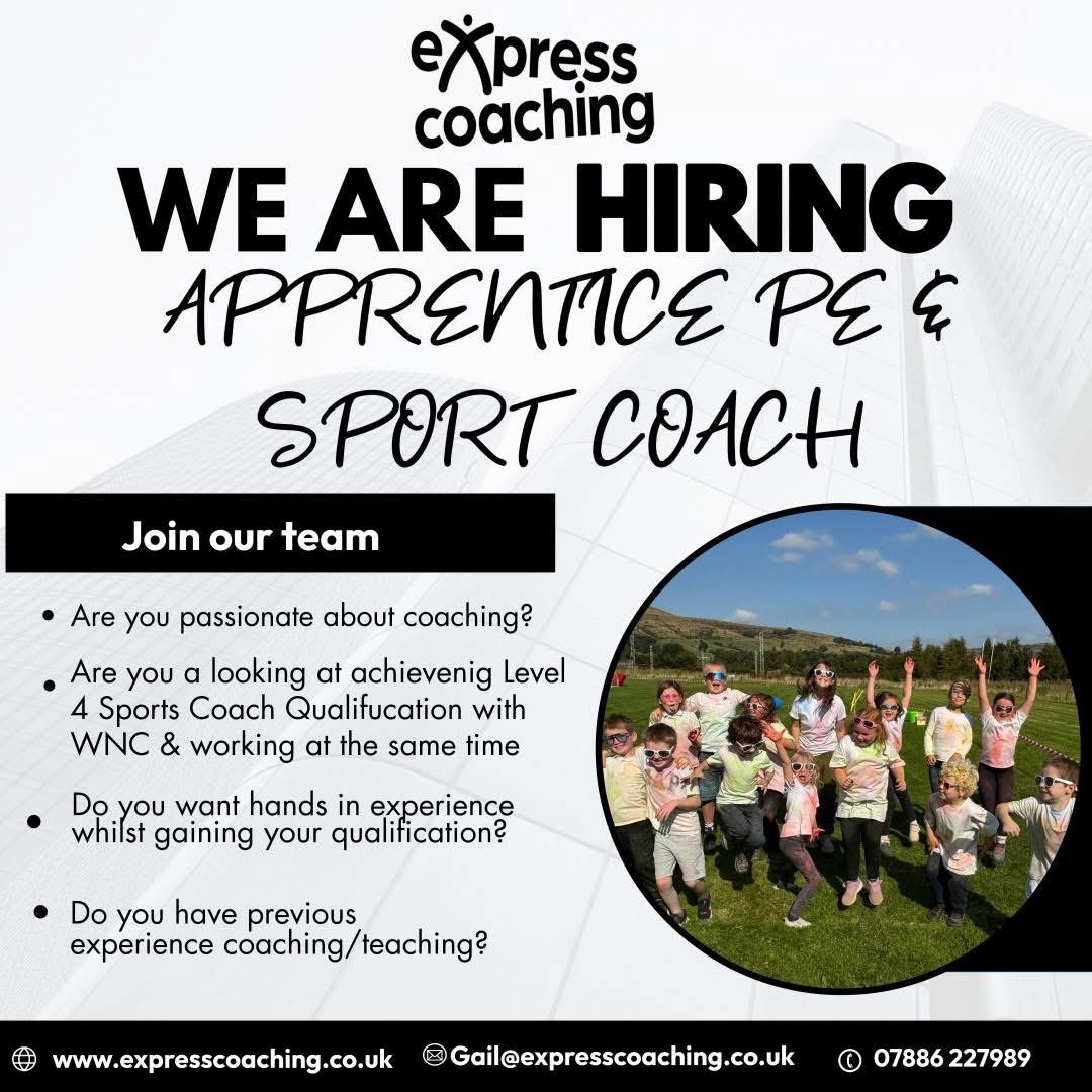 ‼️ DO YOU WANT A APPRENTICESHIP IN SPORTS COACHING ‼️ 

Look no further, we are linked with West Notts College to offer an exiting opportunity to gain a Level 4 Sports Coaching qualification whilst working for us?

Full details and how to apply is here findapprenticeship.service.gov.uk/apprenticeship…
