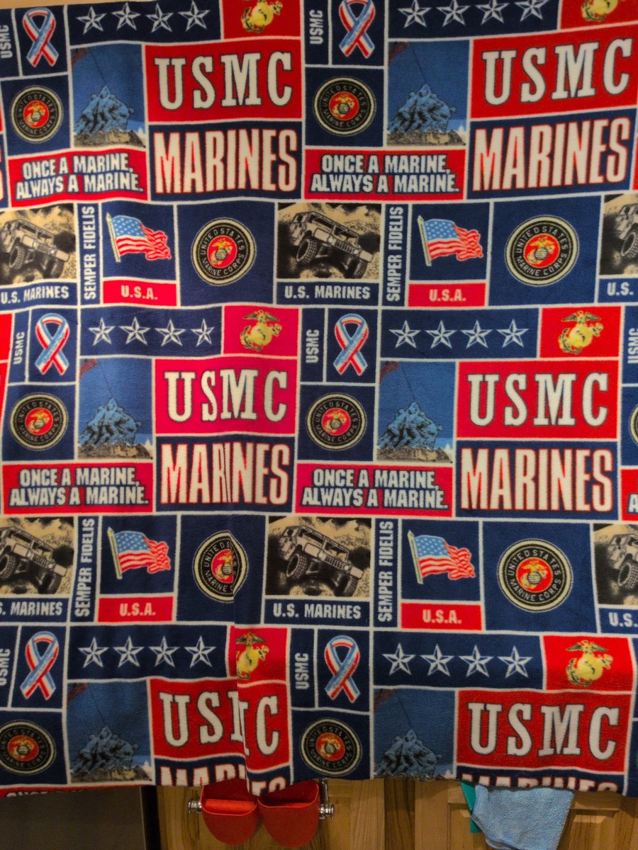 We will also be giving away this lap robe to a deserving vet