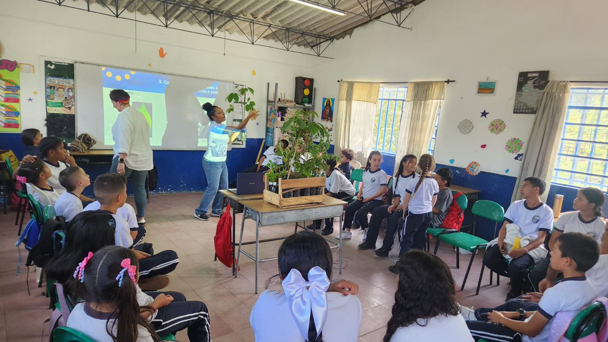 Olga_MarinZOCC's tweet photo. #CEADMedellin La escuela ECAPMA desarrolló la #CipasTerritorialesSISSU_ICI: Restauración de la microcuenca La Salada, Un espacio de interacción Educativo con estudiantes de primaria en I.E.R Darío Gutiérrez Rave, la acción solidaria fue una reforestación y arborizacion guiada 🌳 https://t.co/L5RhGzC5fJ