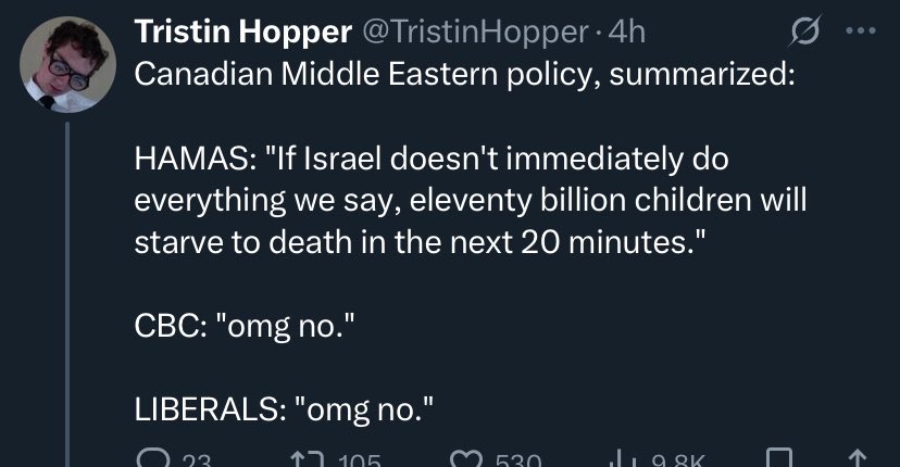 making light of starving children is absolutely on par for this sick fuck