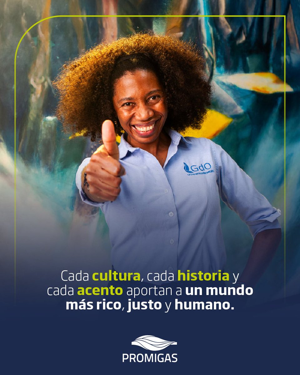 promigasoficial's tweet photo. ¡La diversidad nos fortalece! 💚
Hoy, en el Día Mundial de la Diversidad Cultural, reafirmamos nuestro compromiso con una cultura organizacional que valora las diferencias y construye desde el respeto.
#PromigasEsDiversidad
#TalentoPromigas https://t.co/xnNKrvdf8N