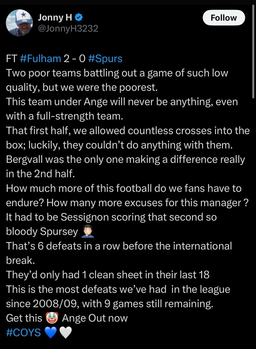 This team under Ange will never be anything.