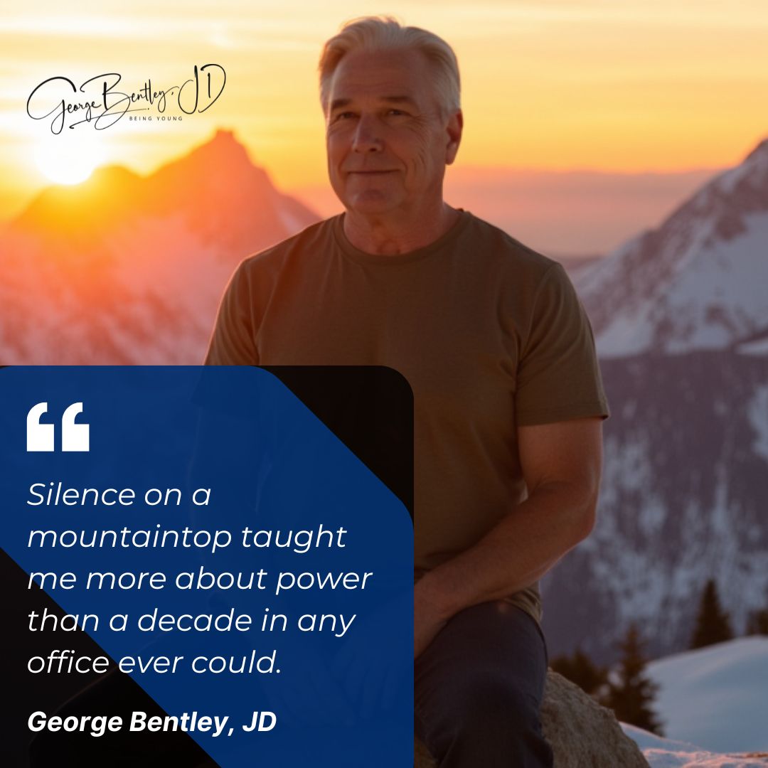 GeorgeEBentley's tweet image. I used to chase power in boardrooms.
Then I climbed a mountain and found it in stillness.
Nature doesn’t compete, it just is.
#PowerInStillness #MountainWisdom #SilentStrength #AgelessLiving