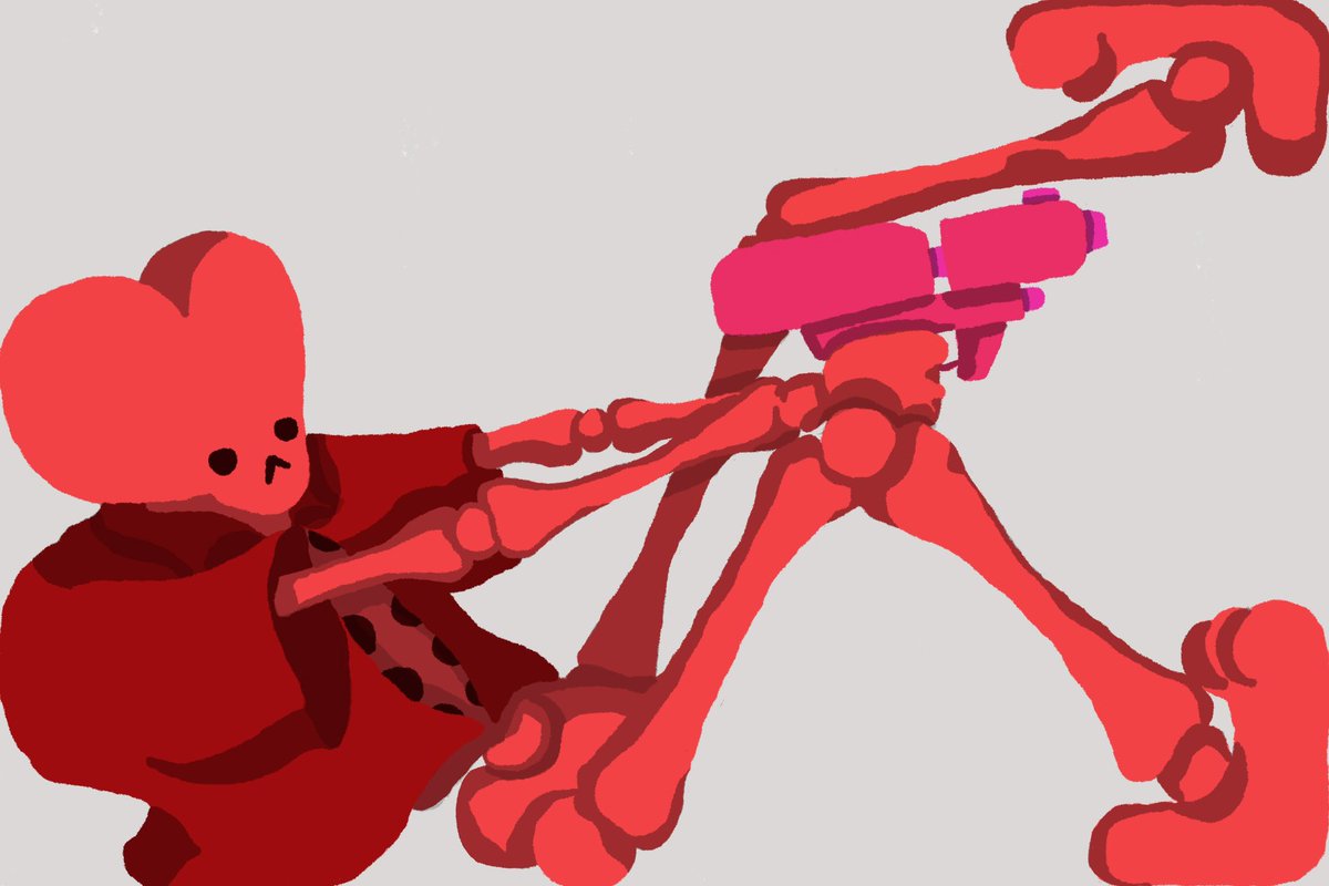 allanskeleton's tweet image. pistolet à eau