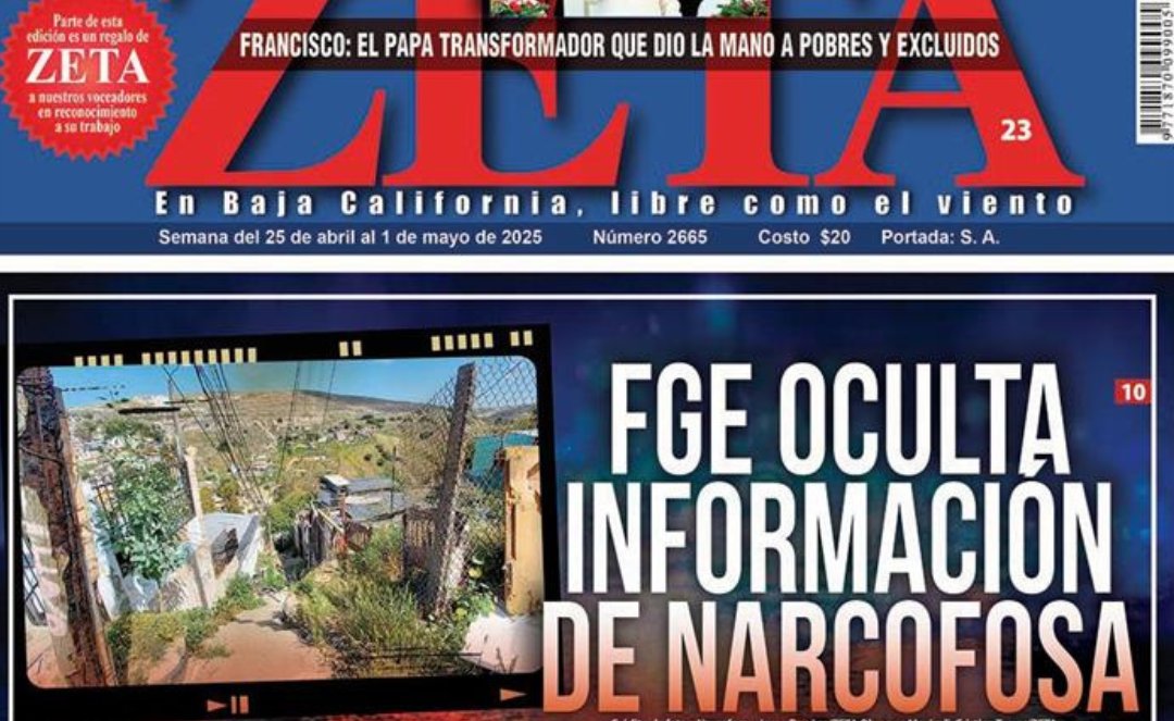 ARTICLE 19 México y Centroamérica (@article19mxca) on Twitter photo 🚨 #ALERTA
<a href="/adelanavarro/">Adela Navarro Bello</a>, directora general del semanario <a href="/ZETATijuana/">ZETA Tijuana</a> ha recibido llamadas telefónicas con amenazas.
Exigimos a la #FEADLE, de la <a href="/FGRMexico/">FGR México</a> iniciar de forma urgente una investigación diligente, imparcial y con enfoque de género:
🔗 articulo19.org/article-19-exi… 🚨 #ALERTA
<a href="/adelanavarro/">Adela Navarro Bello</a>, directora general del semanario <a href="/ZETATijuana/">ZETA Tijuana</a> ha recibido llamadas telefónicas con amenazas.
Exigimos a la #FEADLE, de la <a href="/FGRMexico/">FGR México</a> iniciar de forma urgente una investigación diligente, imparcial y con enfoque de género:
🔗 articulo19.org/article-19-exi…