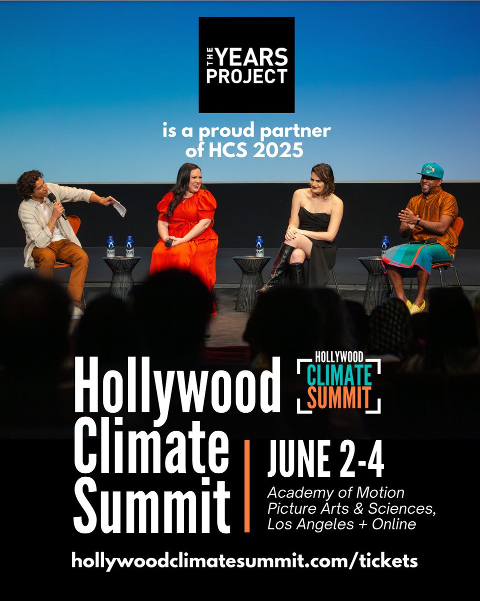 We’re thrilled to announce that we are partnering with this year’s Hollywood Climate Summit. Join us in shaping a greener future on June 2-4 in LA &amp; online, and discover how your creativity can make a difference. Get tickets at hollywoodclimatesummit.com/tickets (sliding scale pricing!)