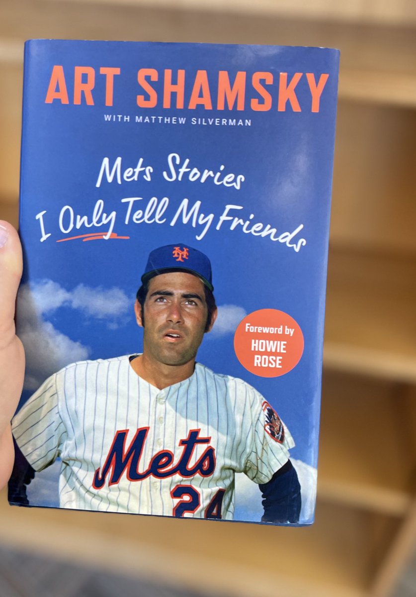☀️ SUMMERTIME means: my BOOK CLUB is BACK!!

#LGM Let’s kick off the 2025 iteration with Art Shamsky’s Mets Stories I Only Tell My Friends. 

⚾️Art will be joining my show this weekend!

amazon.com/Mets-Stories-O…