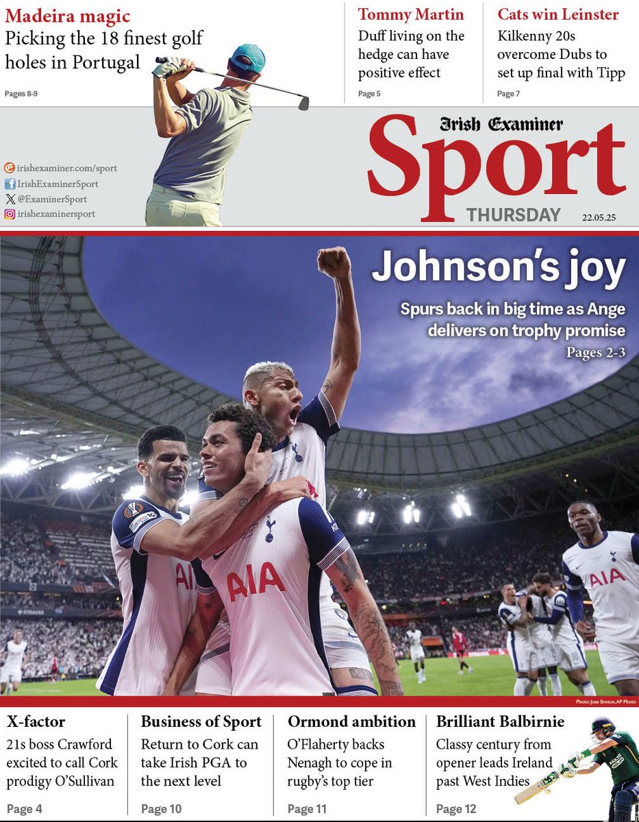 Tony Leen (@tonyleen) on Twitter photo We did toy with the idea of going with blank cover and black border but our superiors cautioned us against it. The ugly cover of Thursday’s <a href="/ExaminerSport/">Irish Examiner Sport</a>. <a href="/DaloAnto/">Anthony Daly</a> <a href="/EndaEndamac95/">Enda McEvoy</a> <a href="/germccarthy74/">Ger McCarthy</a> We did toy with the idea of going with blank cover and black border but our superiors cautioned us against it. The ugly cover of Thursday’s <a href="/ExaminerSport/">Irish Examiner Sport</a>. <a href="/DaloAnto/">Anthony Daly</a> <a href="/EndaEndamac95/">Enda McEvoy</a> <a href="/germccarthy74/">Ger McCarthy</a>