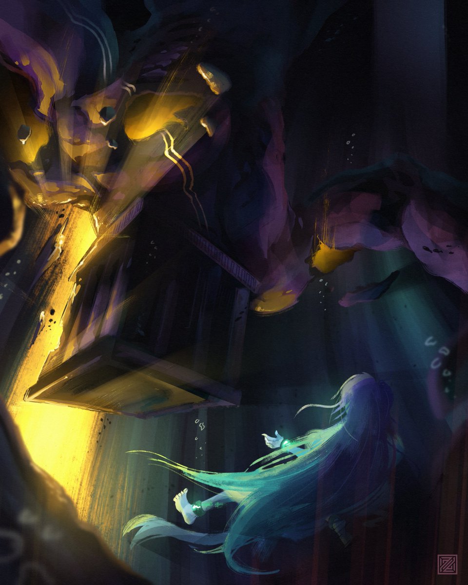 🫧 SUNKEN MONOLITHS 🌟
"I found providence in drowned gods. There's nobody to believe in them. But they still create and offer. Stories from lives that don't exist. To guide... or distract. These statues hold more life than the currents could." ~ The Diver