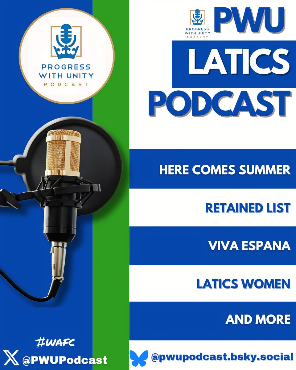 𝗣𝗪𝗨 𝗣𝗼𝗱𝗰𝗮𝘀𝘁
⛱️ 𝗛𝗲𝗿𝗲 𝗖𝗼𝗺𝗲𝘀 𝗦𝘂𝗺𝗺𝗲𝗿
⚽️ Season Round Up
📋 Retained List
👨 Graham Barrow TIYL
🏆 Latics Women
🤷‍♂️ Payoff Preview with Predictions 
#wafc 
📻 buzzsprout.com/7167/episodes/…